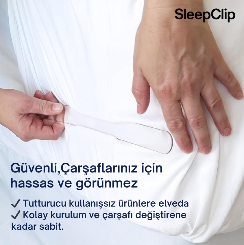 SleepClip – Çarşaf Sabitleyici Set