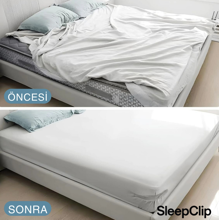 SleepClip – Çarşaf Sabitleyici Set