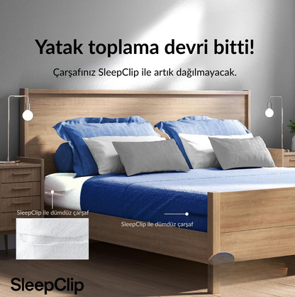 SleepClip – Çarşaf Sabitleyici Set