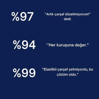 SleepClip – Çarşaf Sabitleyici Set